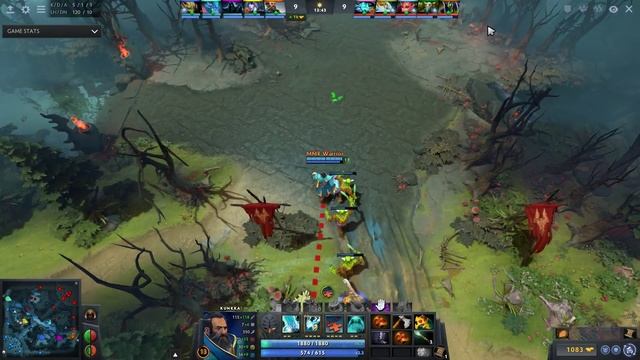 MMR Warrior (Rank 21) Plays Kunkka Dota 2 Full Game