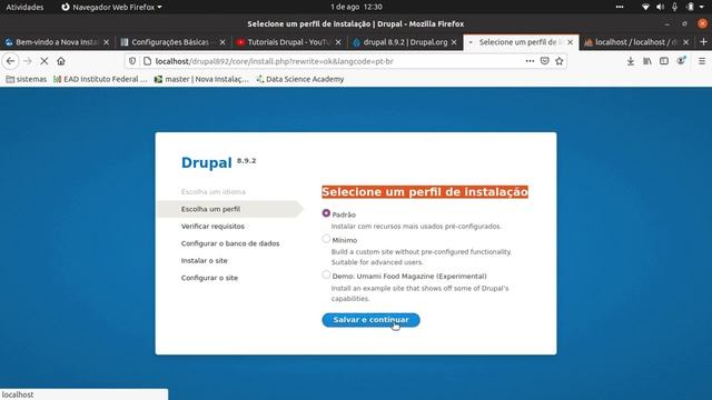 Drupal v8 -1 - Instalação Drupal versão 8.9.2 banco MySQL Servidor Local (Lampp) смотреть онлайн