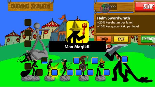 STICKWAR LEGACY MOD VIP ZOMBIE,MENU FM LINK IN PIN COMENT