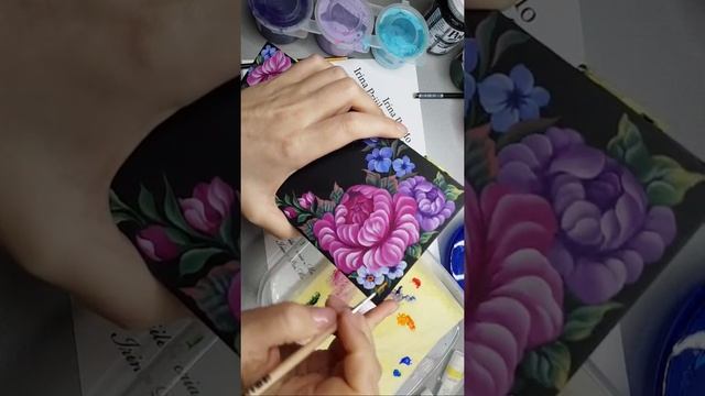 MARATON a 4 zi. Роспись Шкатулки 4 день. Pictura pe Cutia смотреть онлайн