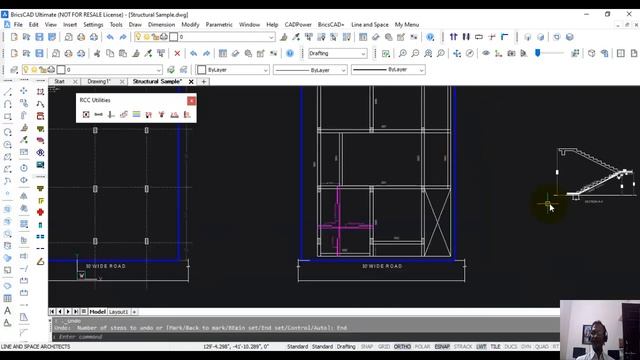Structural Tools: Line & Space Structural Drafting Tools in CADPower for BricsCAD | Telugu смотреть онлайн