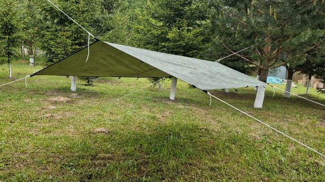 Тент-навес туристический Prival, расцветка Пиксель