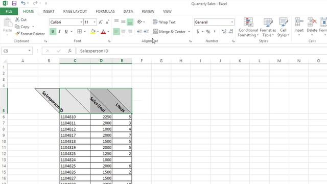 How to Angle the Top Cells in Excel : MS Excel Tips смотреть онлайн