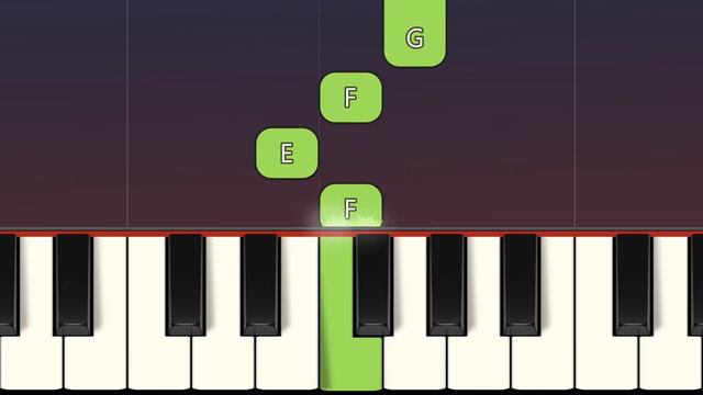 London Bridge Is Falling Down - Easy Piano Tutorial (SLOW) смотреть онлайн