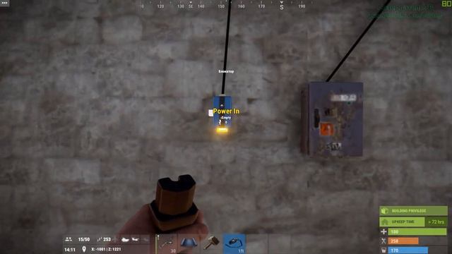 RUST - Дом с электрической антирейд защитой. Детектор рейда стен смотреть онлайн