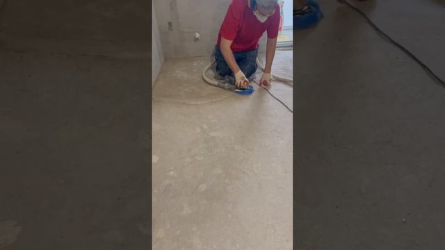 Шлифовка полов перед наливным полом . Стройка ремонт смотреть онлайн