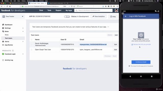 177 Testing Facebook Sign In on Android смотреть онлайн