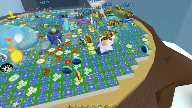 Проверяю лайфхак с фармом ростков ▶ Bee Swarm Simulator смотреть онлайн