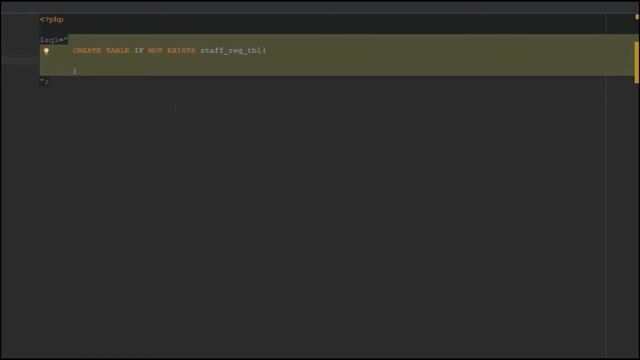 How to create MySQL Tables and Connection String with PHP - en смотреть онлайн