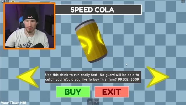 Spending ROBUX to Beat Barry's Prison Run in Roblox! смотреть онлайн