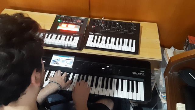 Improvisación- Korg Krome- Piano- Blues смотреть онлайн