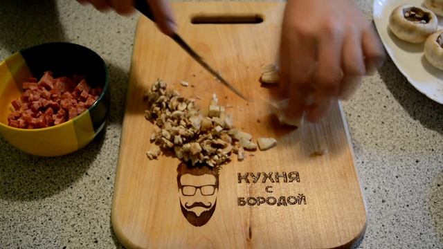 Фаршированные шампиньоны смотреть онлайн