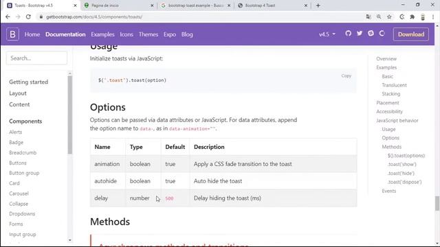 bootstrap toast смотреть онлайн