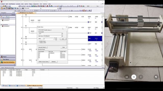 Các lệnh điều khiển nhiều VỊ TRÍ chạy tuần tự trong PLC Mitsubishi Fx3U. PLC cơ bản từ A-B смотреть онлайн