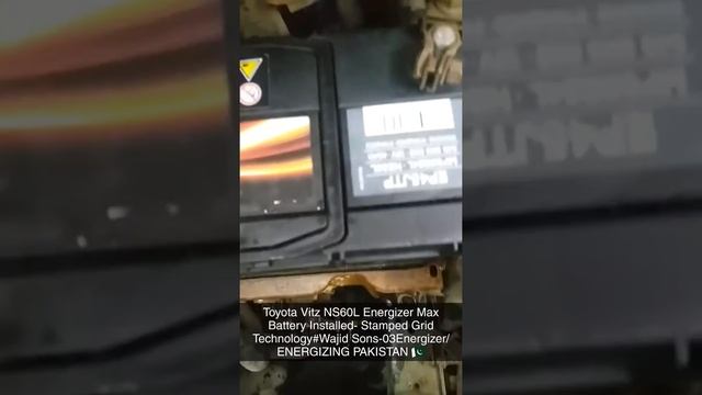 Toyota Vitz Battery installed смотреть онлайн