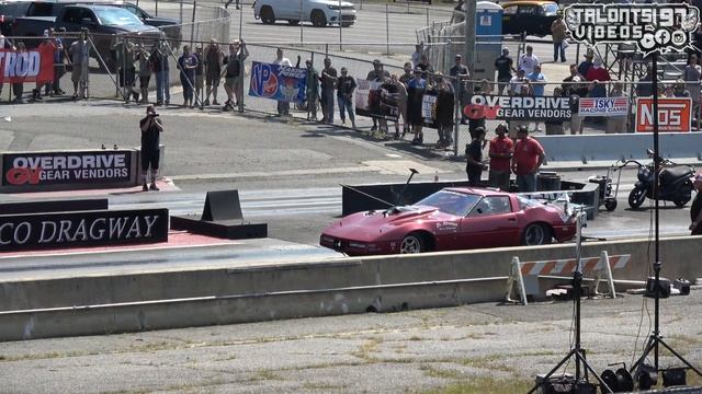 6-Sec 200mph STREETCAR! C4 Corvette From Sweden Rocks Drag Week смотреть онлайн