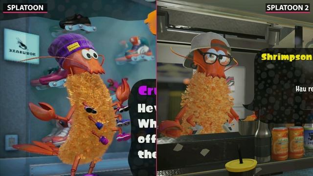 Splatoon 1 Wii U Vs. Splatoon 2 Switch Demo Graphics Comparison