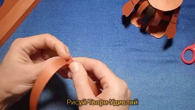 Как сделать тигра из бумаги. Символ 2022 смотреть онлайн