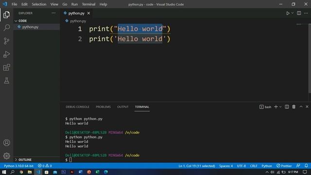 python for beginners | print() function #06 смотреть онлайн