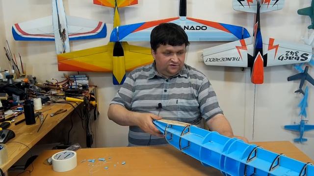 Boeing 787 из пенопласта / 3 часть / ALNADO