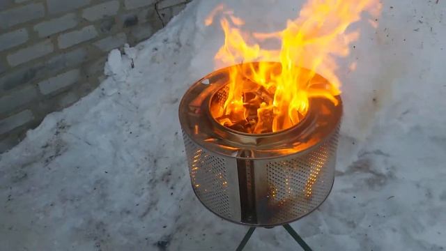 Самодельный мангал из барабана от стиральной машинки Часть 2 смотреть онлайн