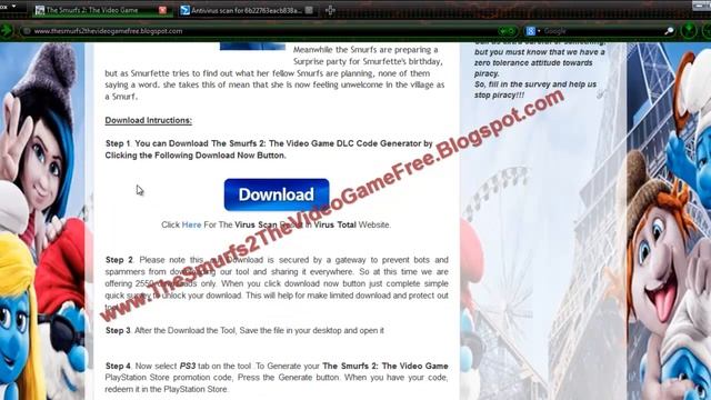 Download The Smurfs 2: The Video Game DLC Keygen Free on PS3!! смотреть онлайн