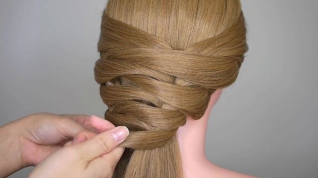 Easy Bridal Tier Braid Hair Tutorial смотреть онлайн