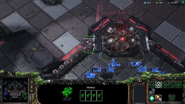 Another Terran VS Zerg TVZ Starcraft 2 Mech Build easy build for diamond level смотреть онлайн