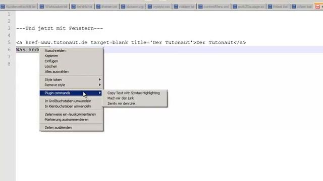 UrlZen: HTML-Hyperlink-Tags for selected Text für Notepad++ смотреть онлайн