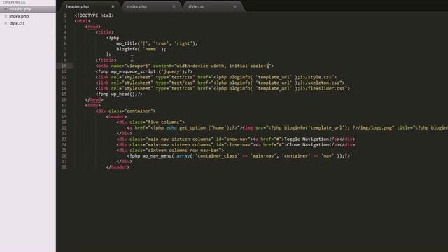 Responsive Wordpress Theme Tutorial Part 14 Viewport Meta Tag смотреть онлайн