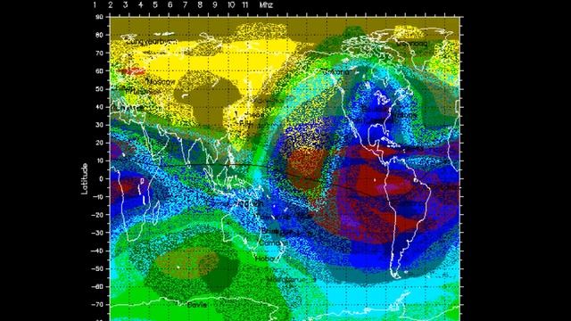 Global Ionospheric foF2 Map December 14 ~ 20, 2012 смотреть онлайн