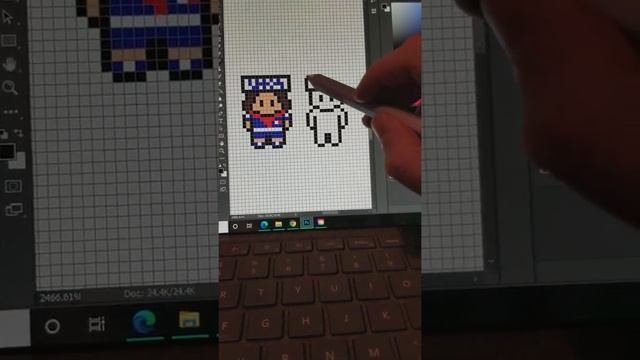 Scoops Ahoy Stranger Things Pixel Art In Photoshop On A Microsoft Surface Pro смотреть онлайн