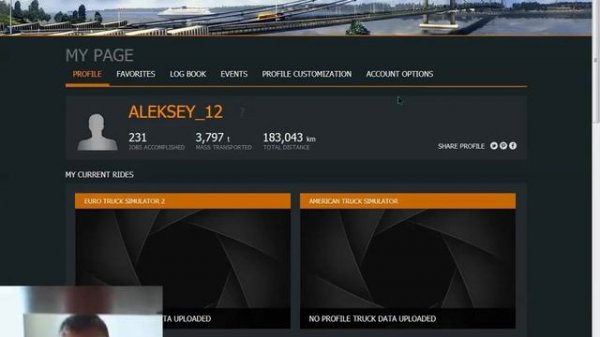 Как подключить профиль к WORLD OF TRUCKS - ETS 2 #3