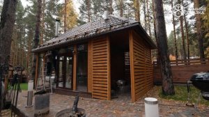 Неоновая подсветка дома. Уличное освещение гибким неоном