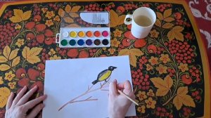 "Рисуем птиц". Подготовили воспитатели Кухарева Н. А., Киреева М. М. (1.04.24)