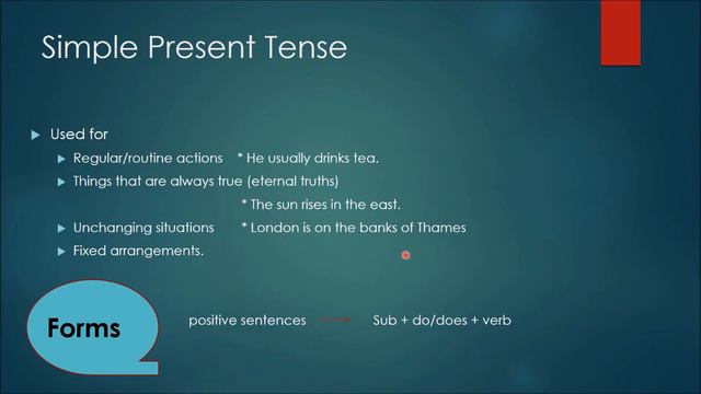 Class 8 : Present Tense Part 1 (simple and present continuous) смотреть онлайн