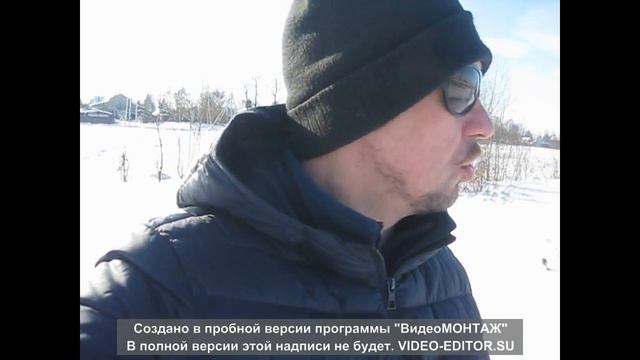 Зимний спиннинг на р.Пахра район Ям. Взялся пилить, пили! смотреть онлайн
