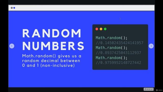 How to Model Data Efficiency: The Math Object & Random Numbers --The Modern JavaScript Bootcamp смотреть онлайн