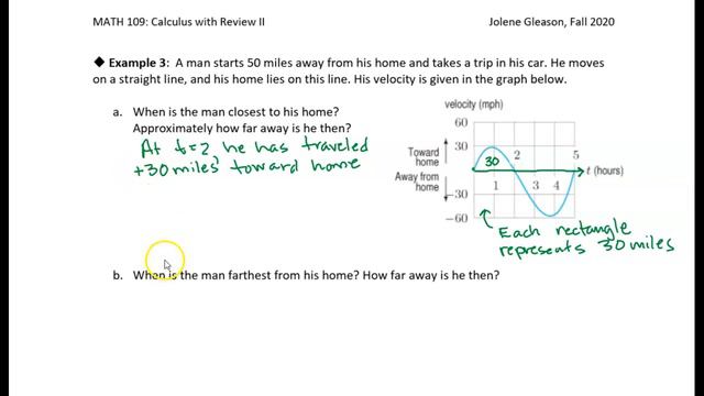 11.4 Interpretations of Definite Integrals: Example 3 смотреть онлайн
