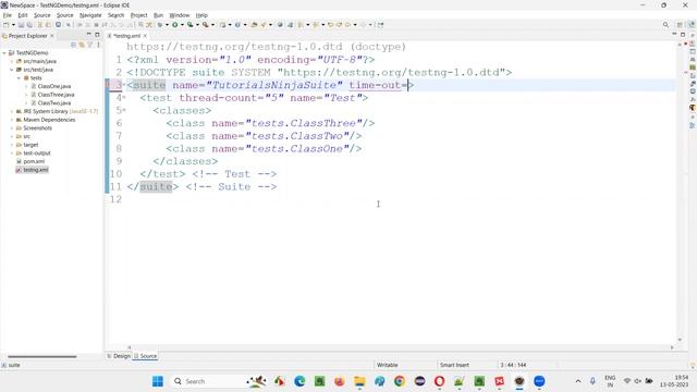 In Testng xml, what is the time unit we specify in test suites & tests (Selenium Int Question #114) смотреть онлайн