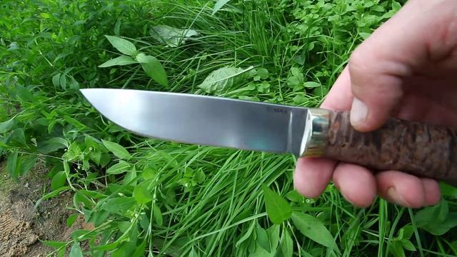 Охотничий нож из стали Elmax   Www.knife-klinok.ru