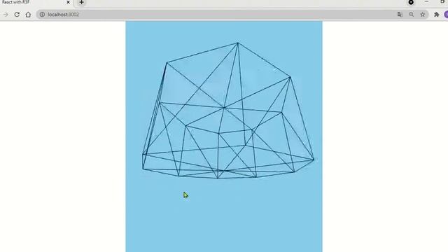 Reactjs Geometry rotation with react three fiber смотреть онлайн