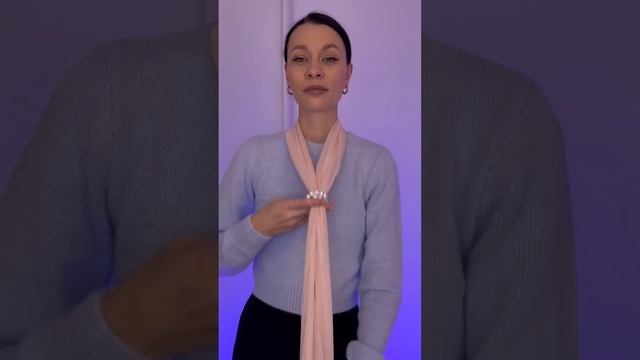 Как завязать шифоновый шарф смотреть онлайн