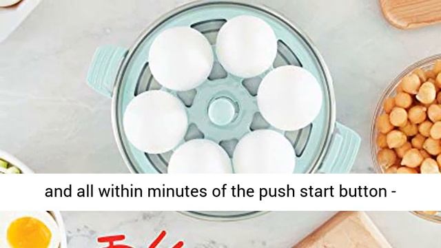 DASH Rapid Egg Cooker: 6 Egg Capacity Electric Egg Cooker for Hard Boiled Eggs, Poached Eggs, Scram смотреть онлайн