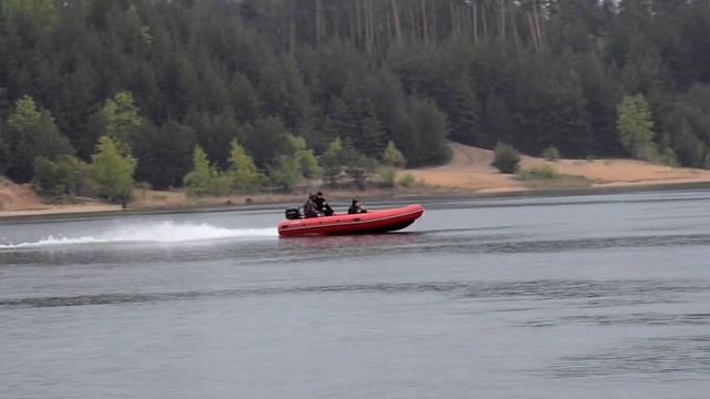Лодка Азимут Shilka 475.  Первая пробежка под водометом.