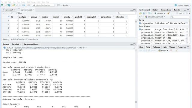 Using Hayes Process macro with R Studio to test a parallel mediation model (August 2022) смотреть онлайн