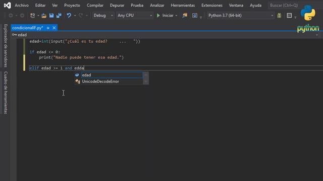 El condicional IF ELIF ELSE - Condicionales III - Curso Python básico a avanzado - Capítulo 23 смотреть онлайн