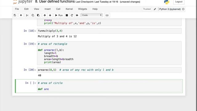Python class 20 User defined loop functions with very easy basic concept understanding for beginner смотреть онлайн