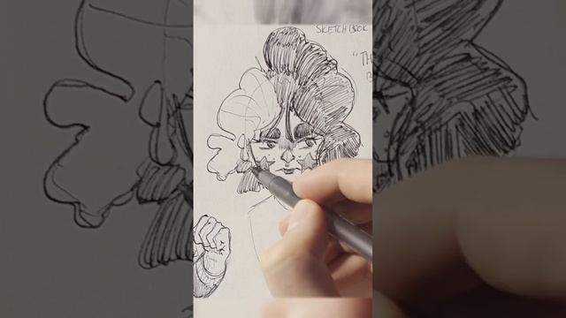 #sketching with a ballpoint pen ?️?️?️ смотреть онлайн