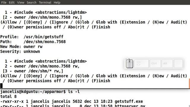 Creating a custom AppArmor profile смотреть онлайн